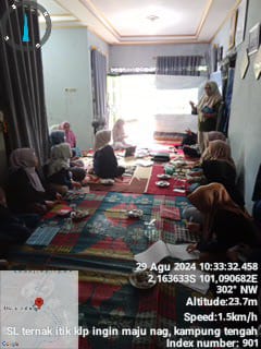 Pertemuan Ke 3 SL Budidaya Ternak Itik Petelur Kelompok Tani Ingin Maju Nagari Kampung Tengah