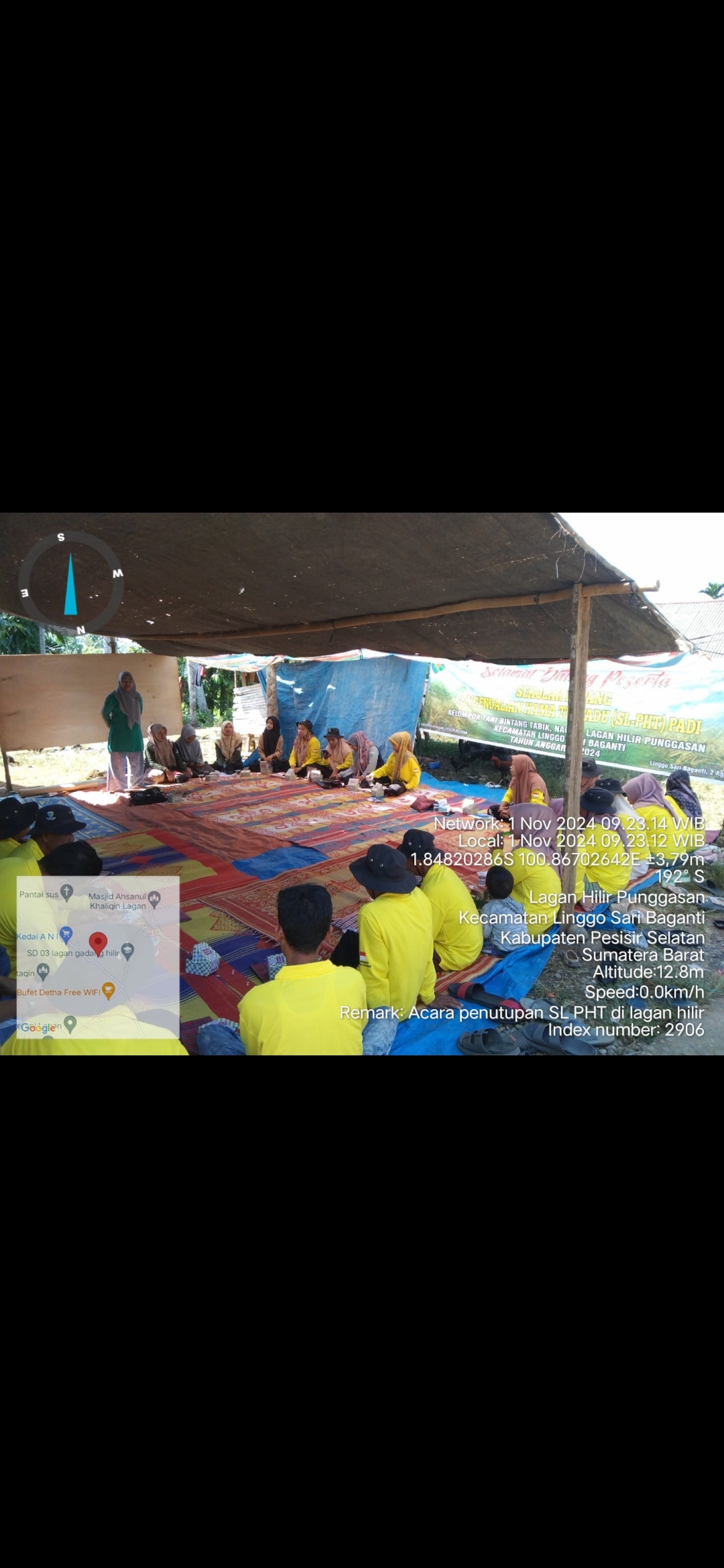 ACARA PENUTUPAN SL PHT PADI SAWAH DI KELTAN BINTANG TABIK NAGARI LAGAN HILIR PUNGGASAN 