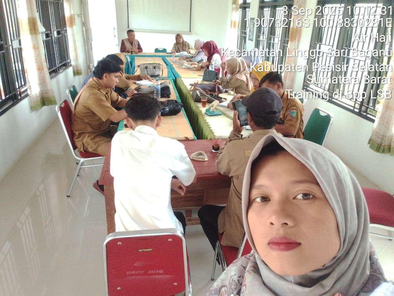 TRAINING DI BALAI PENYULUHAN PERTANIAN KECAMATAN LINGGO SARI BAGANTI DENGAN TEMA PENYUSUNAN RKP