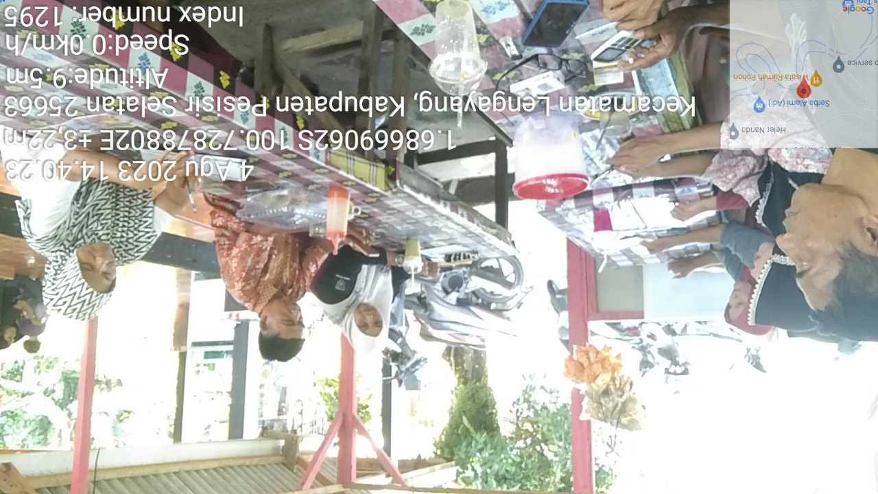 Pertemuan Bulanan kelompok tani Saiyo Sakato