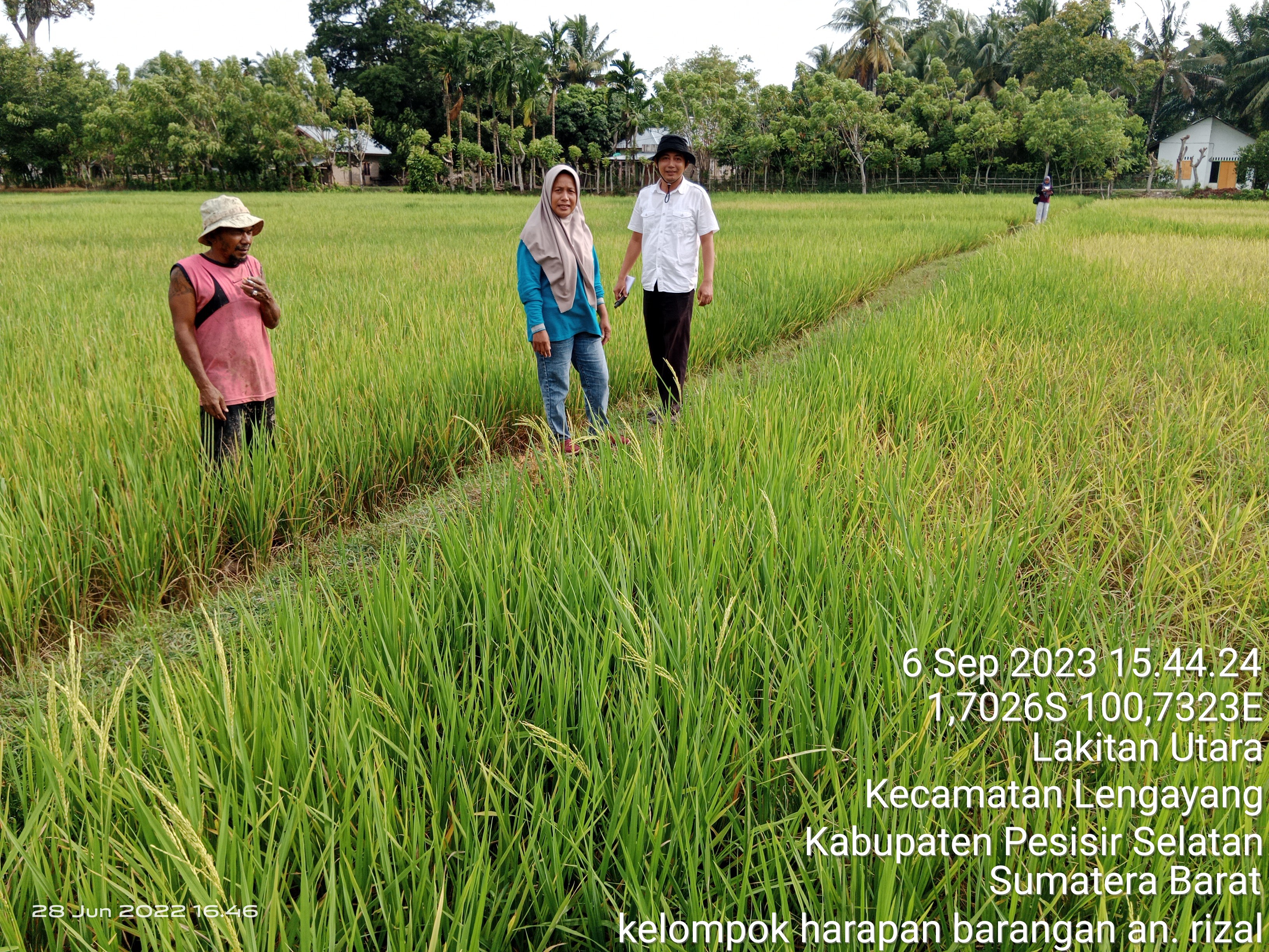 Survei Klaim AUTP pada kelompok Tani Harapan Barangan di Kecamatan Lengayang