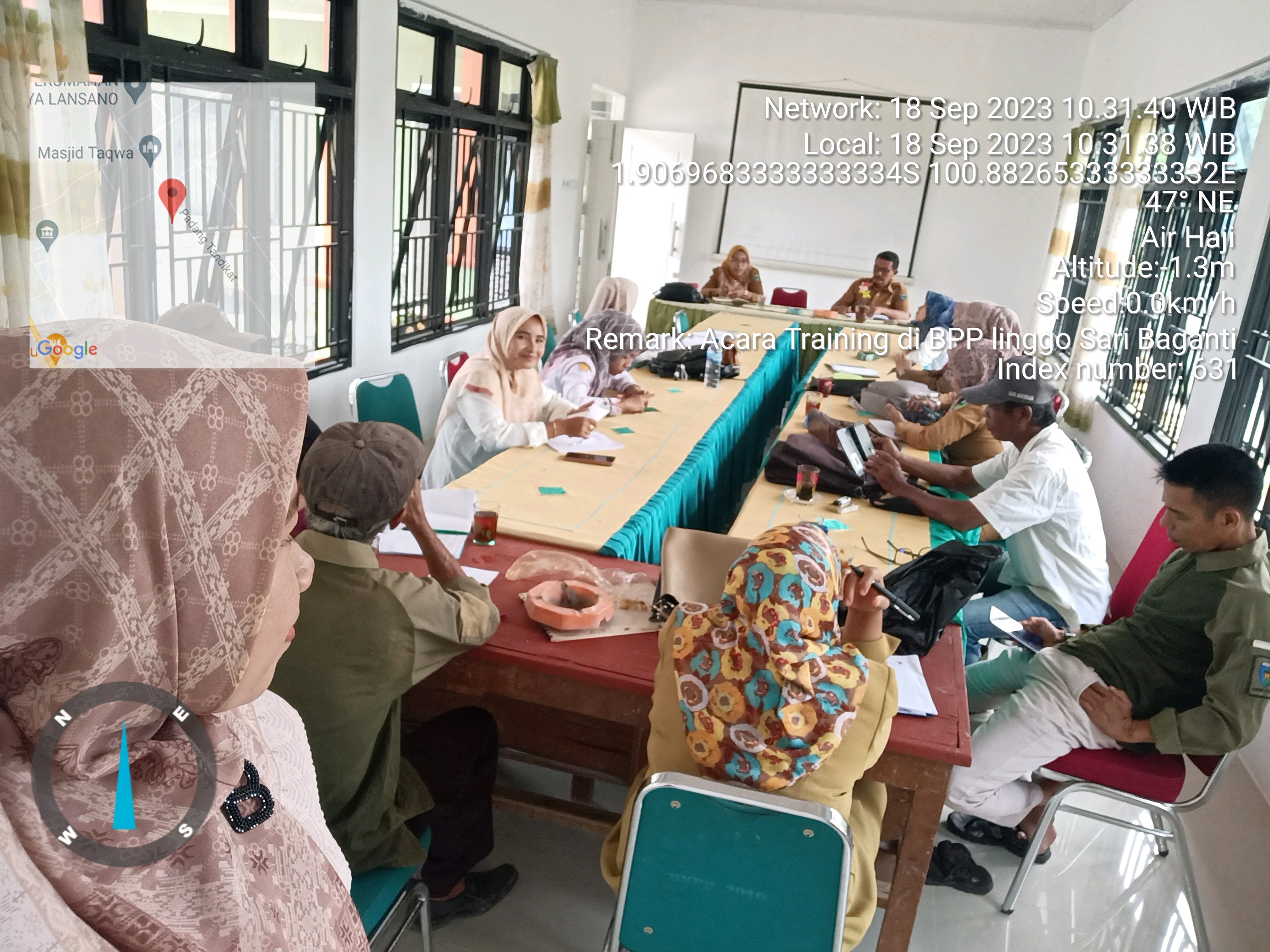 ACARA KEGIATAN TRAINING DI BPP LINGGO SARI BAGANTI