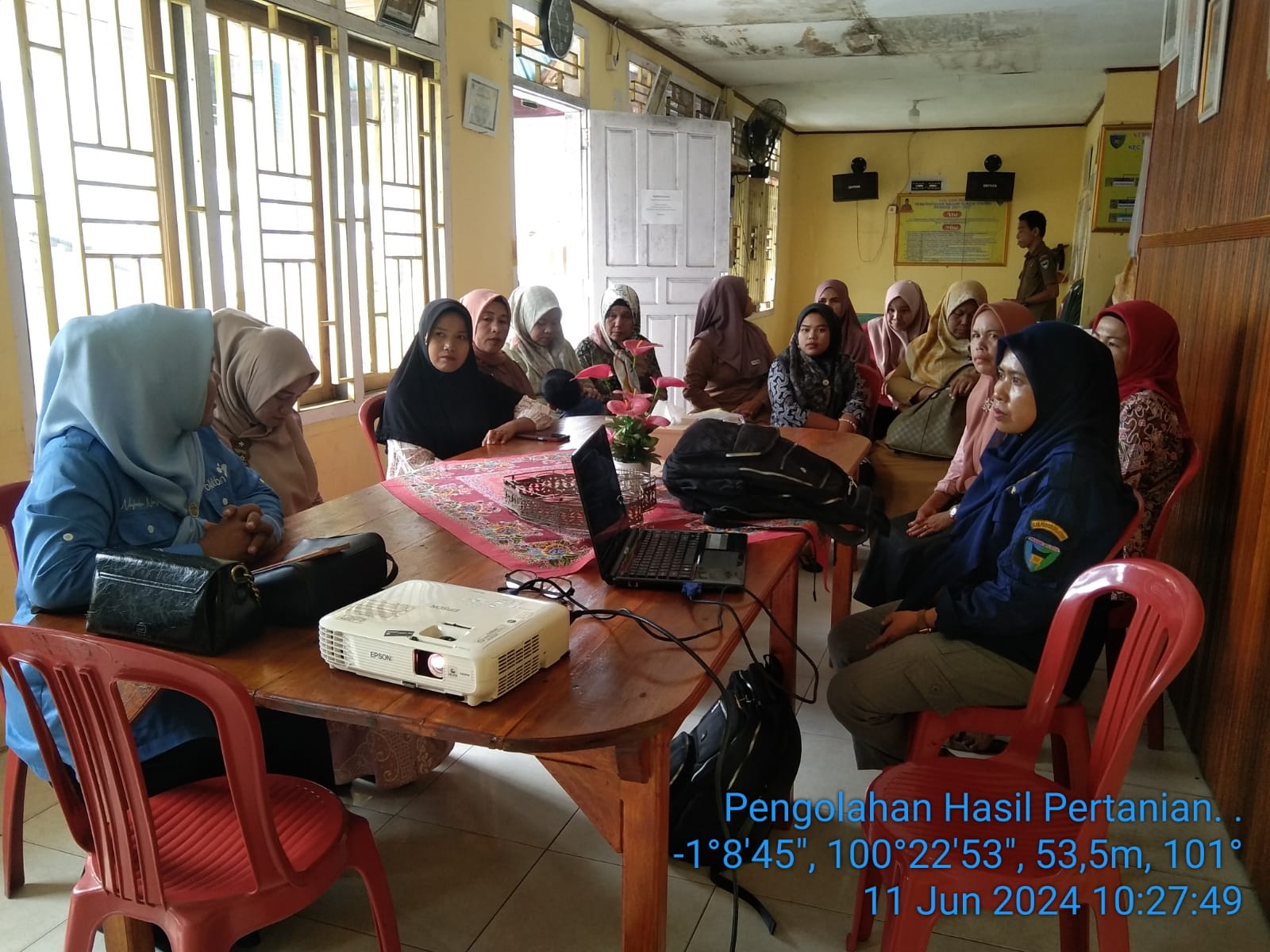 Penyuluhan Pengolahan Hasil Pertanian di kampung KB Nagari Sungai Pinang