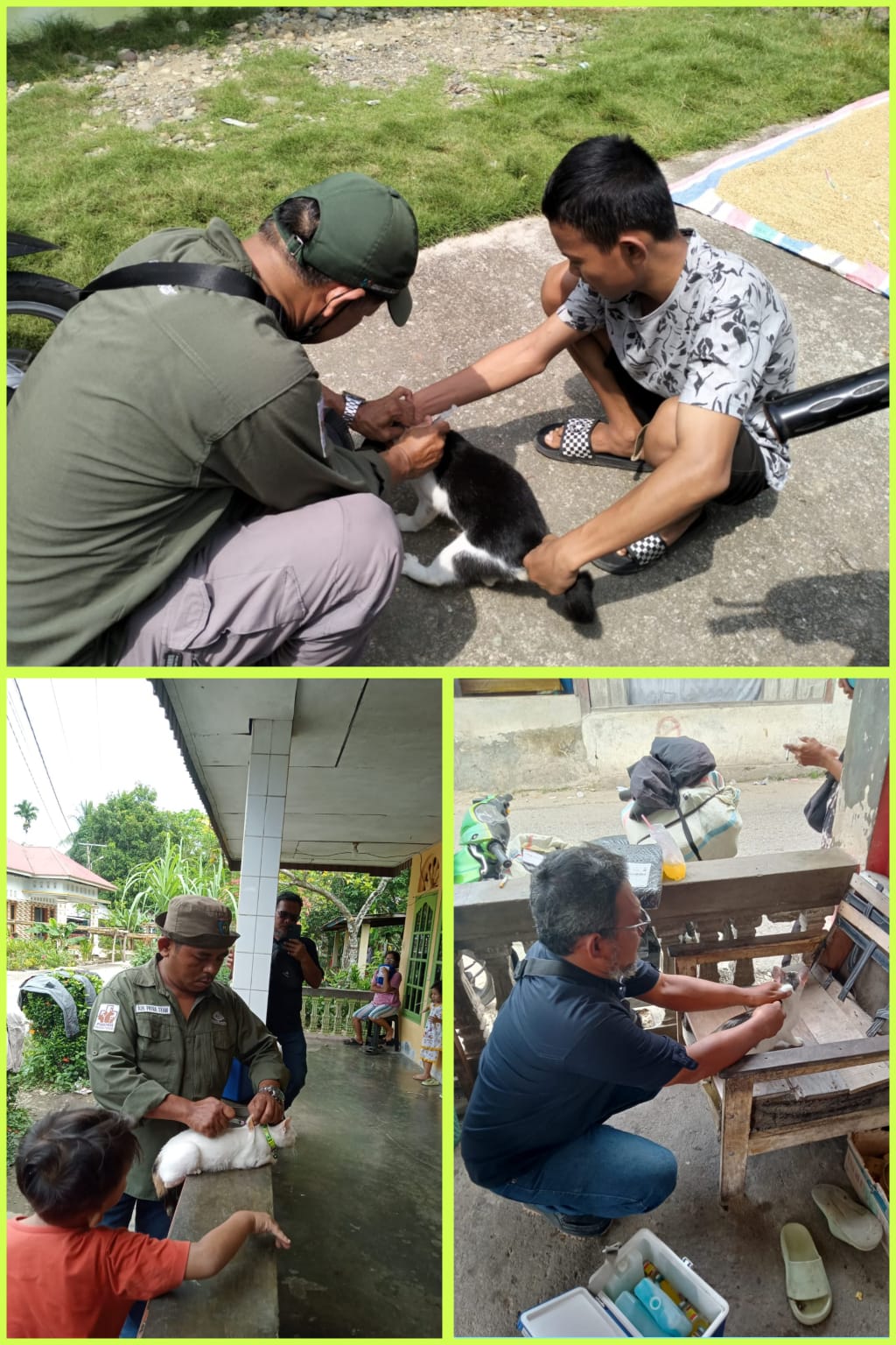  Kegiatan Vaksinasi Rabies di Nagari Kapelgam dan Nagari Talaok Kecamatan Bayang