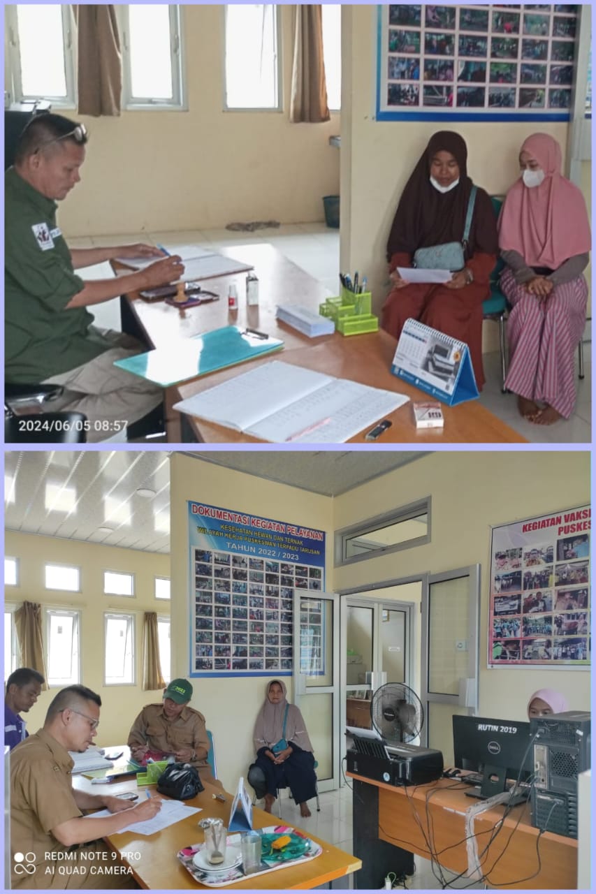 Prosedur Tata Laksana yang dilakukan terhadap masyarakat yang tergigit hewan tersangka Rabies.