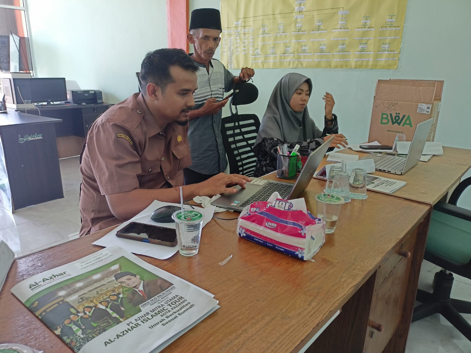 Percepatan usulan Peremajaan Sawit Rakyat, Kabid Perkebunan dan Tim kunjungan lapangan 