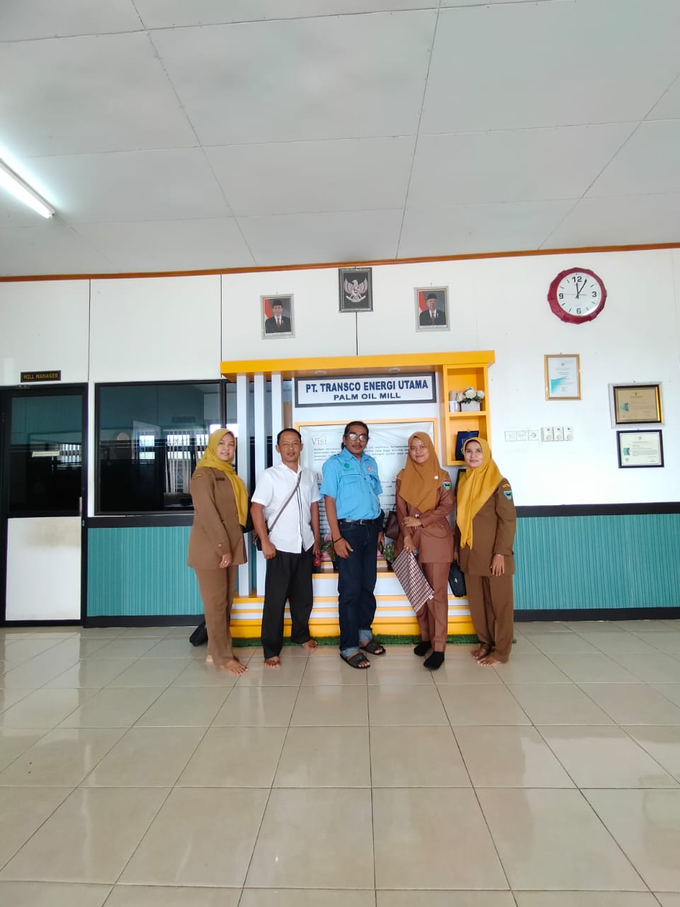 Monitoring dan Pengawasan Unit Usaha Perkebunan ke PT Transco Energi Utama