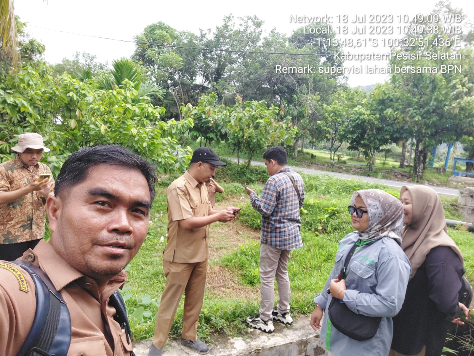 Verifikasi lahan sawah dinagari kapelgam