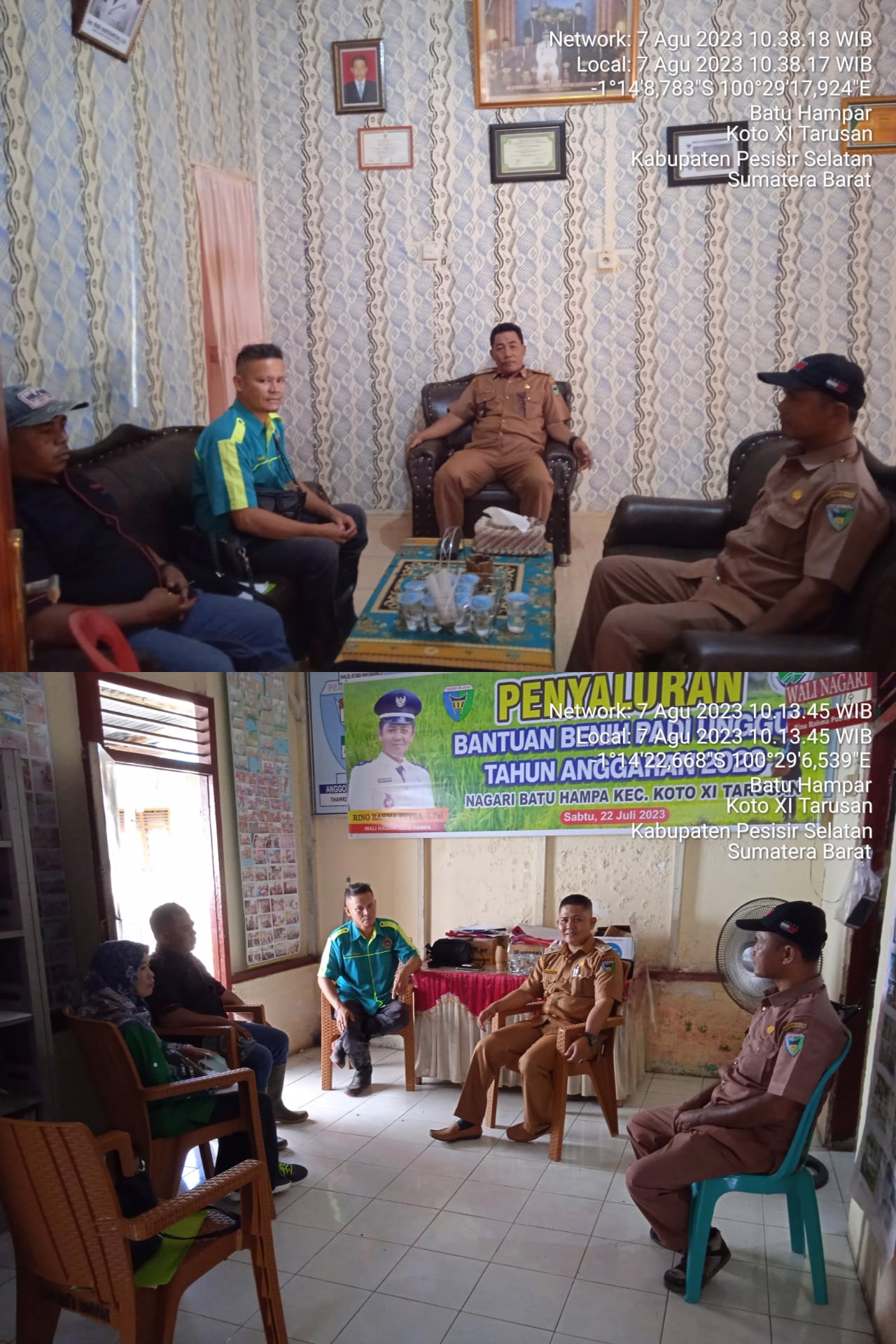  Koordinasi Kegiatan Vaksinasi  Rabies diKantor Wali Nagari Batu Hampa Induk dan Batu Hampa Selatan