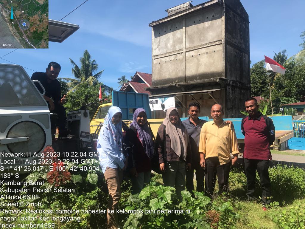 REALOKASI COMBINE HARVESTER DI KECAMATAN LENGAYANG