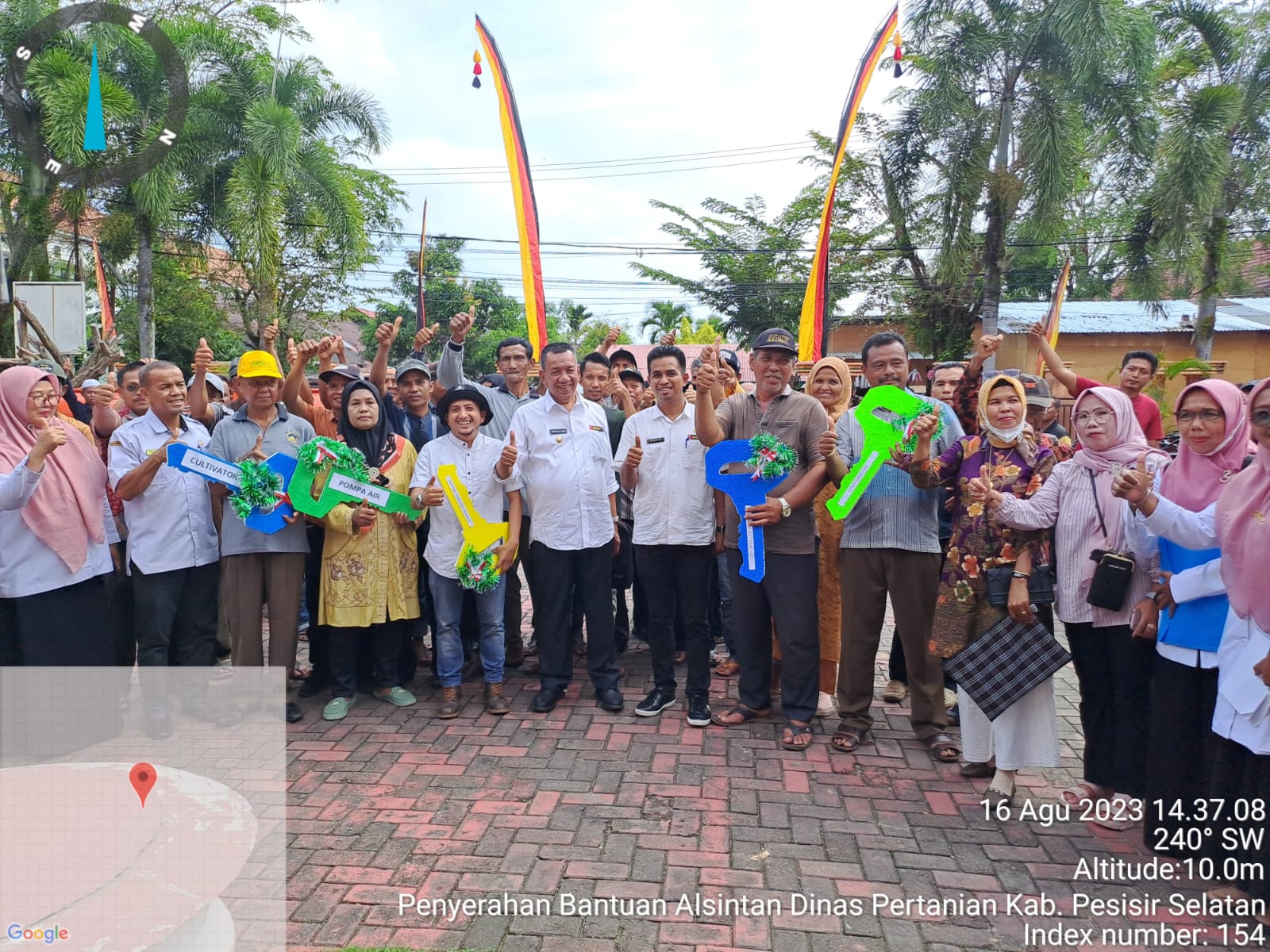 PENYERAHAN BANTUAN ALSINTAN PRA PANEN DAN PASCA PANEN DANA DAK TAHUN 2023 DI DINAS PERTANIAN KABUPAT