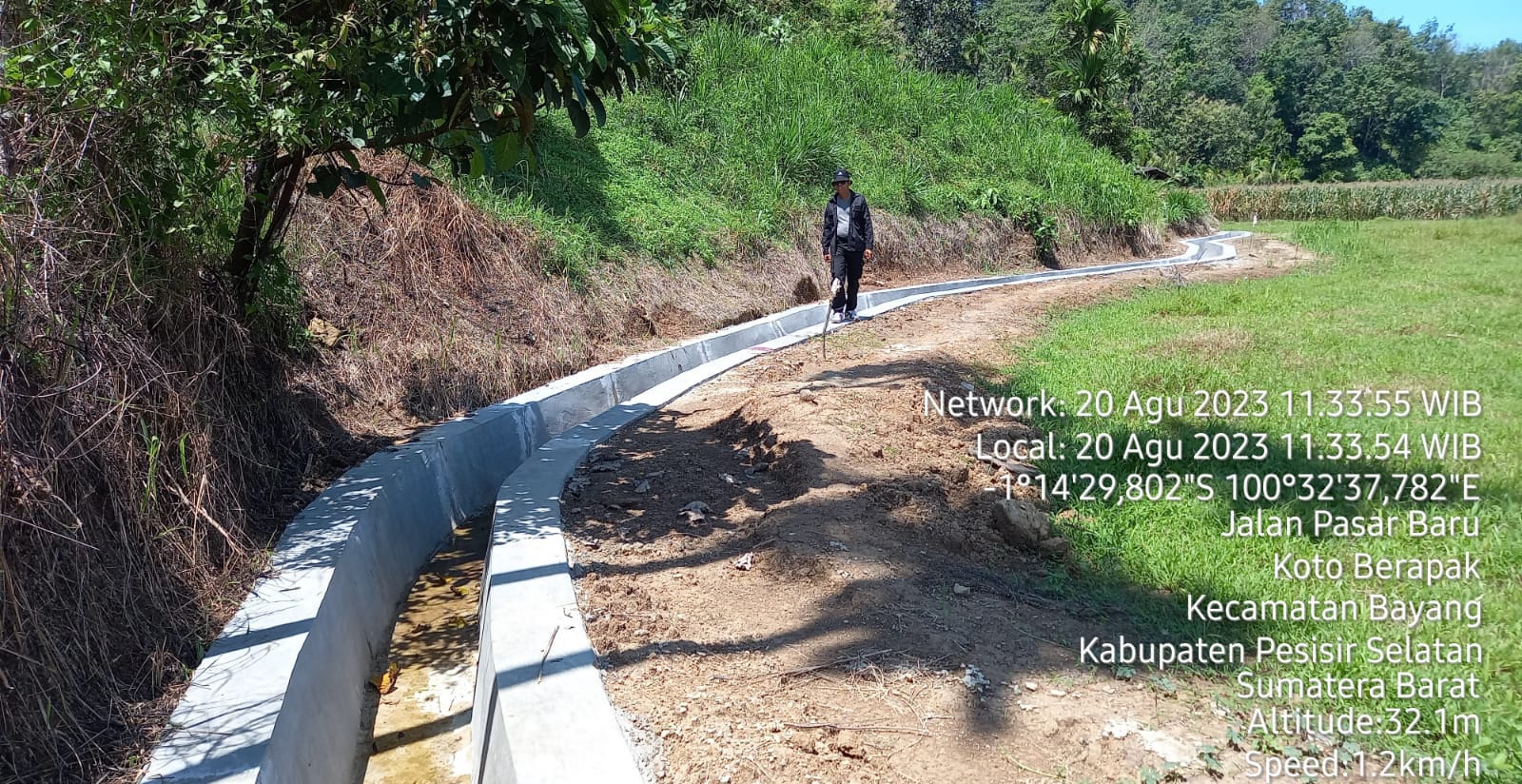 MONEV PEKERJAAN RJIT POKTAN PUNAGO KOTO BERAPAK KECAMATAN BAYANG