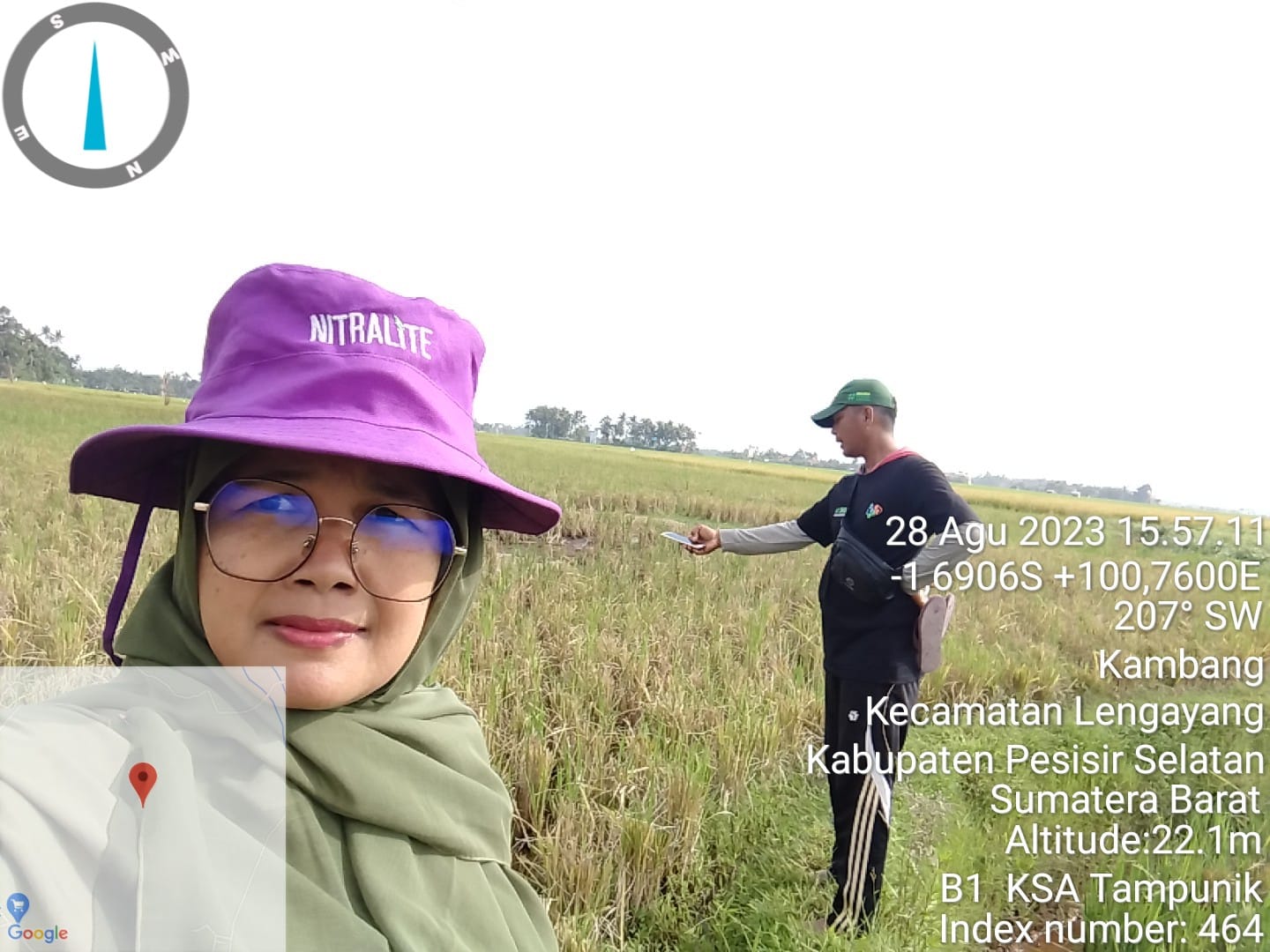 Pengamatan KSA Tampunik nagari kambang timur kecamatan lengayang