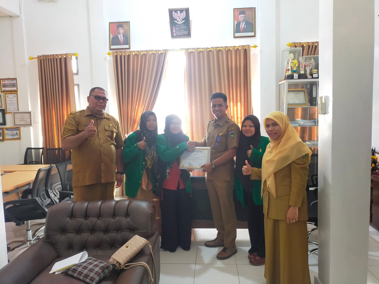  Praktek Kerja Lapangan Berakhir, Mahasiswa Universitas Andalas temui Kadis Pertanian