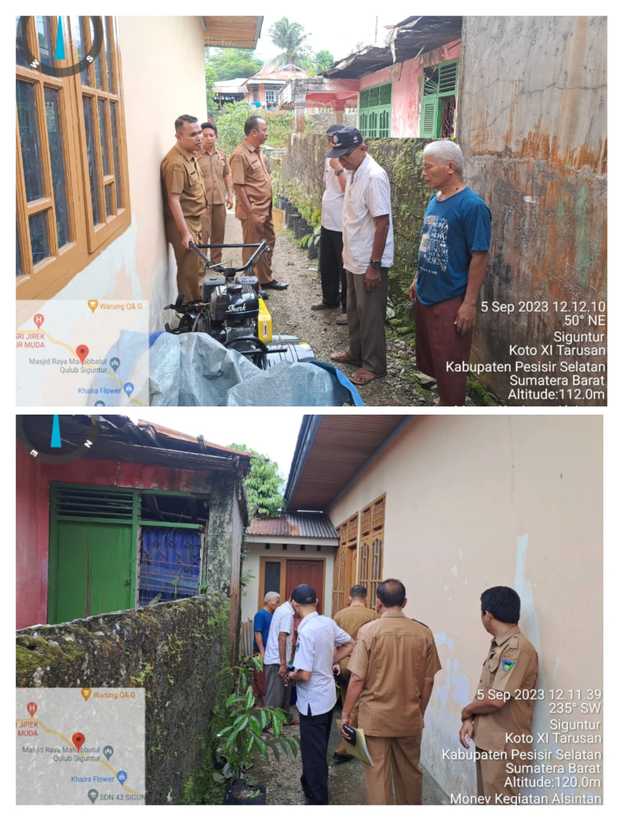 Monitoring dan Evaluasi Alat Mesin Pertanian (Alsintan) ke Kelompok Tani Jalan Kalawik Kecamatan Kot