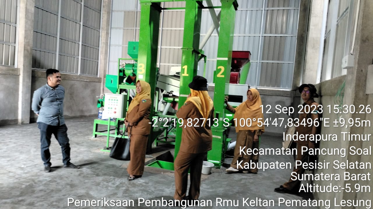 Pemeriksaan Pembangunan Rmu oleh Tim Teknis di klp Tani Pematang Lesung