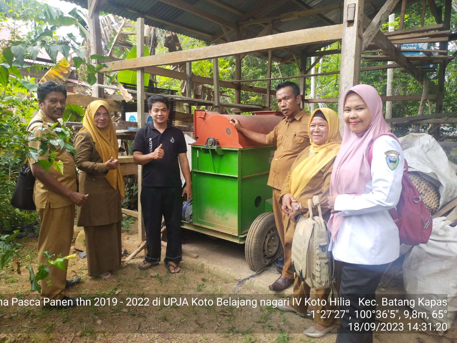 Monev Bantuan Sarana Pasca Panen Tahun 2019 s/d 2022 di IV Koto Hilie