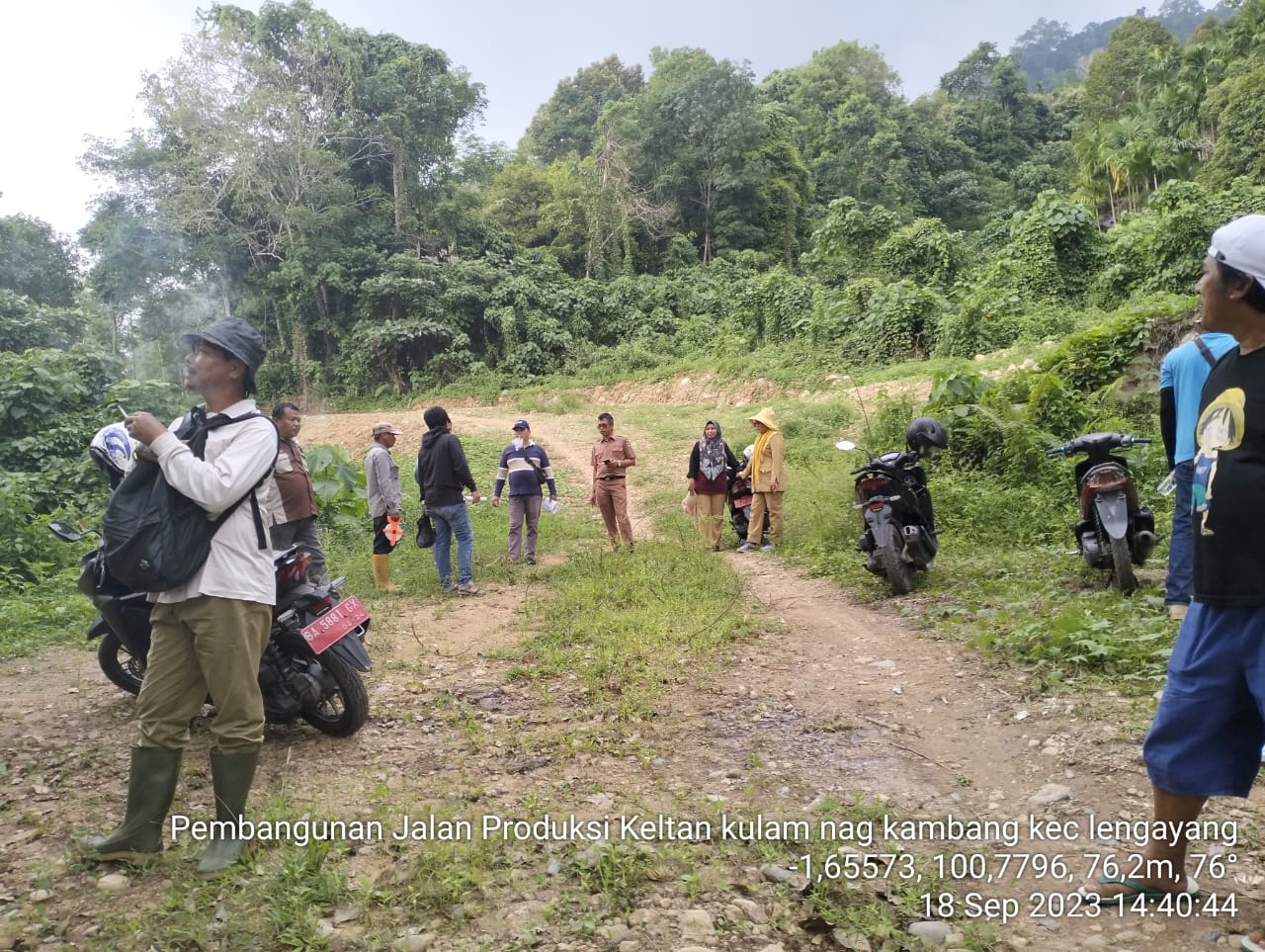 Pembangunan Jalan Produksi Kelompok Tani Kulam 
