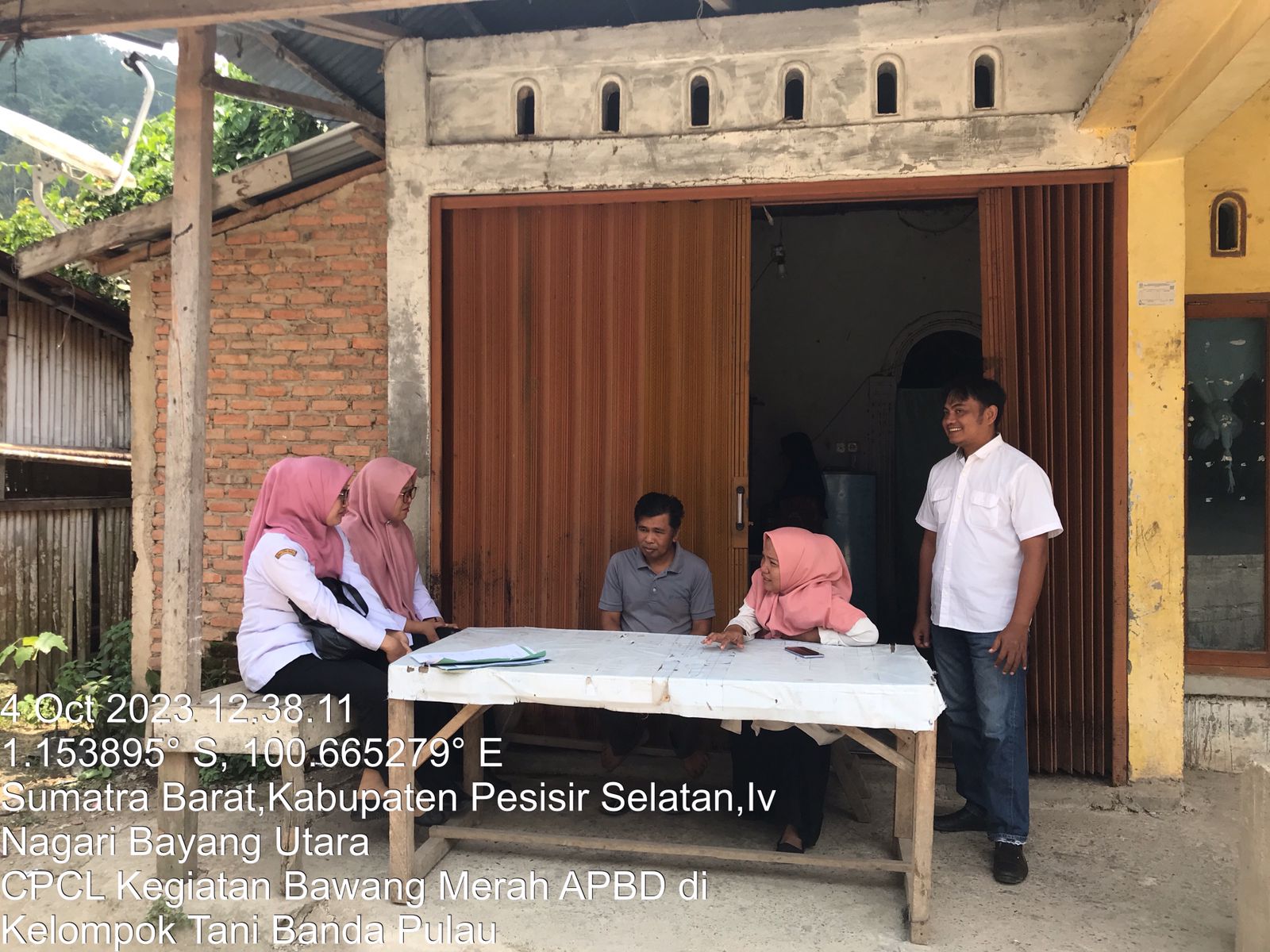 Verifikasi kelompok tani Banda Pulau penerima hibah pengembangan BAWANG MERAH APBD Perubahan 2023