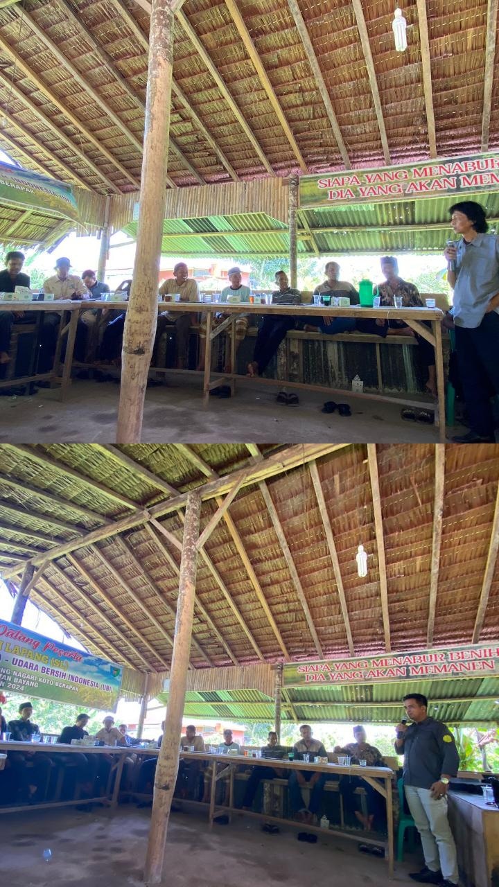 Pelaksanaan Sekolah Lapang (SL) Padi Tanpa Olah Tanah (TOT) Udara Bersih Indonesia (UBI)