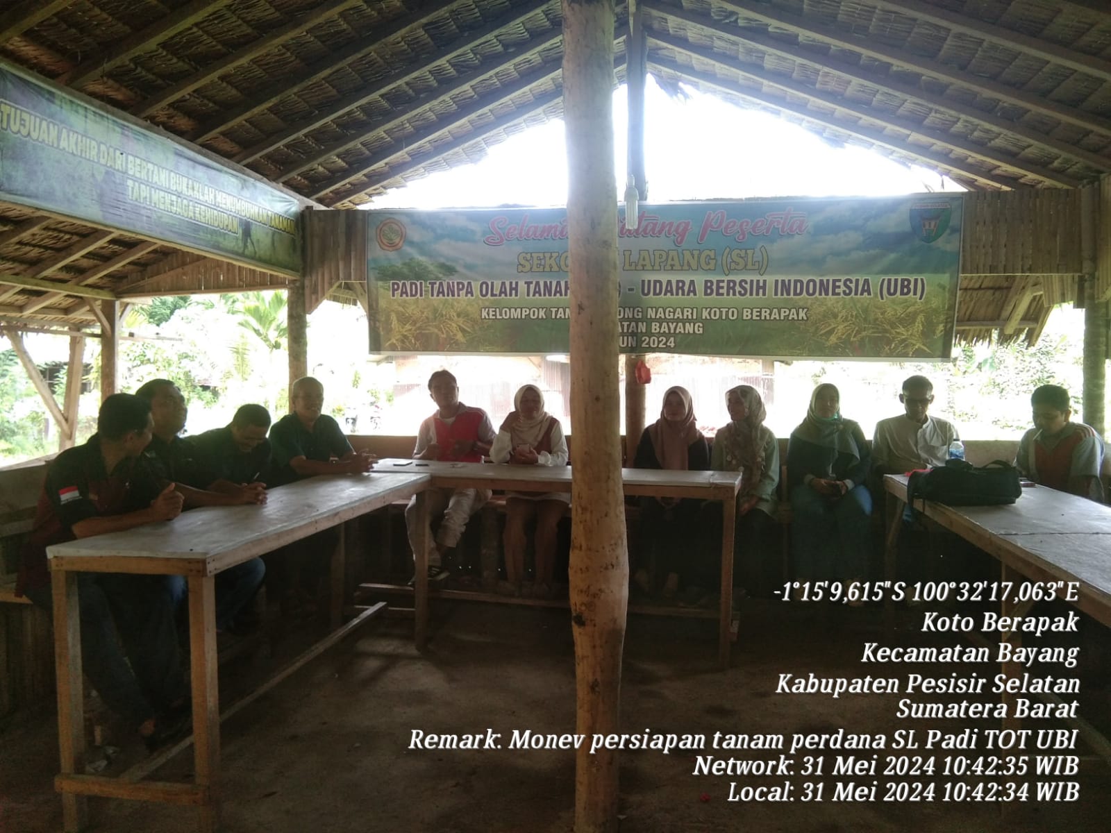 Monev Persiapan Pelaksanaan Temu Teknologi Penyuluh di Kecamatan Bayang