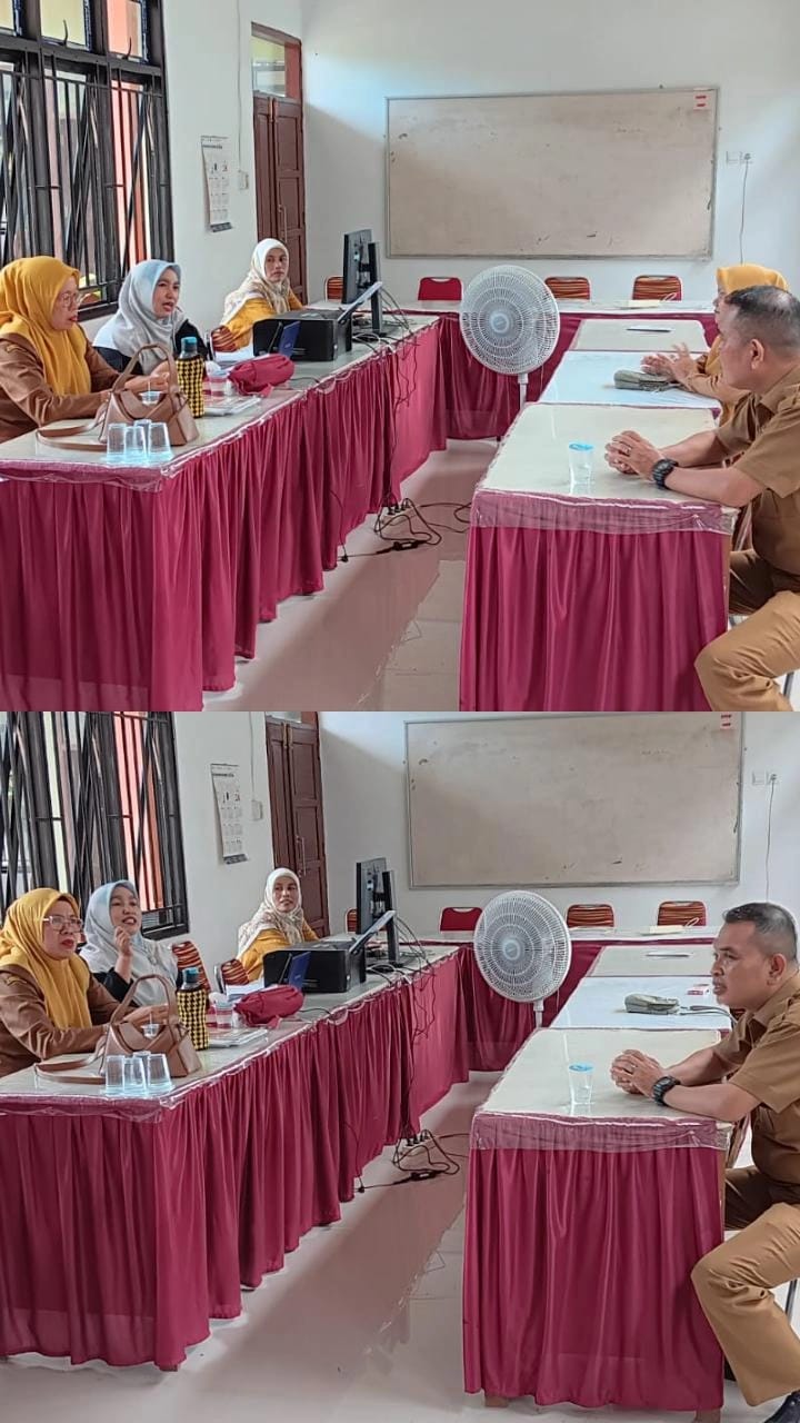 SUPERVISI PENYULUH PERTANIAN DI BPP BAYANG OLEH KABID PENYULUHAN DAN KJF PENYULUH PERTANIAN