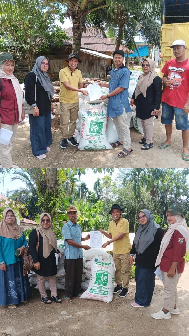 PENDISTRIBUSIAN PAKAN TERNAK AYAM BROILER KE KELOMPOK HARAPAN 2 NAGARI LAKITAN TENGAH KEC. LENGAYANG