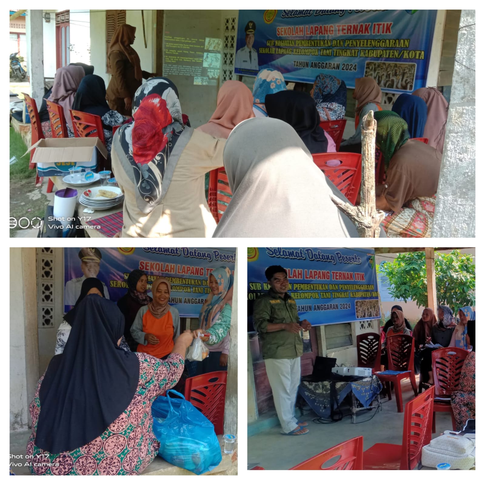 PERTEMUAN PERTAMA SEKOLAH LAPANG TERNAK ITIK DI KELOMPOK MELAYU SUPER NAGARI GURUN PANJANG 