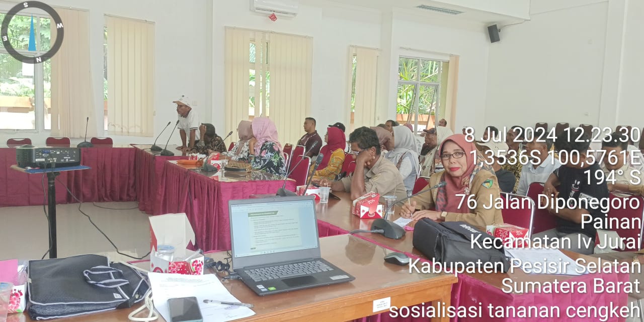 mengikuti sosialisasi kegiatan pengembangan tanaman rempah komoditi tanaman cengkeh tahun 2024