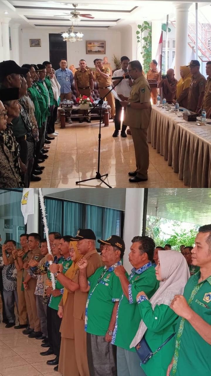 BUPATI PESISIR SELATAN MENGUKUHKAN KTNA DAN ASOSIASI PENANGKAT BENIH KAB. PESISIR SELATAN