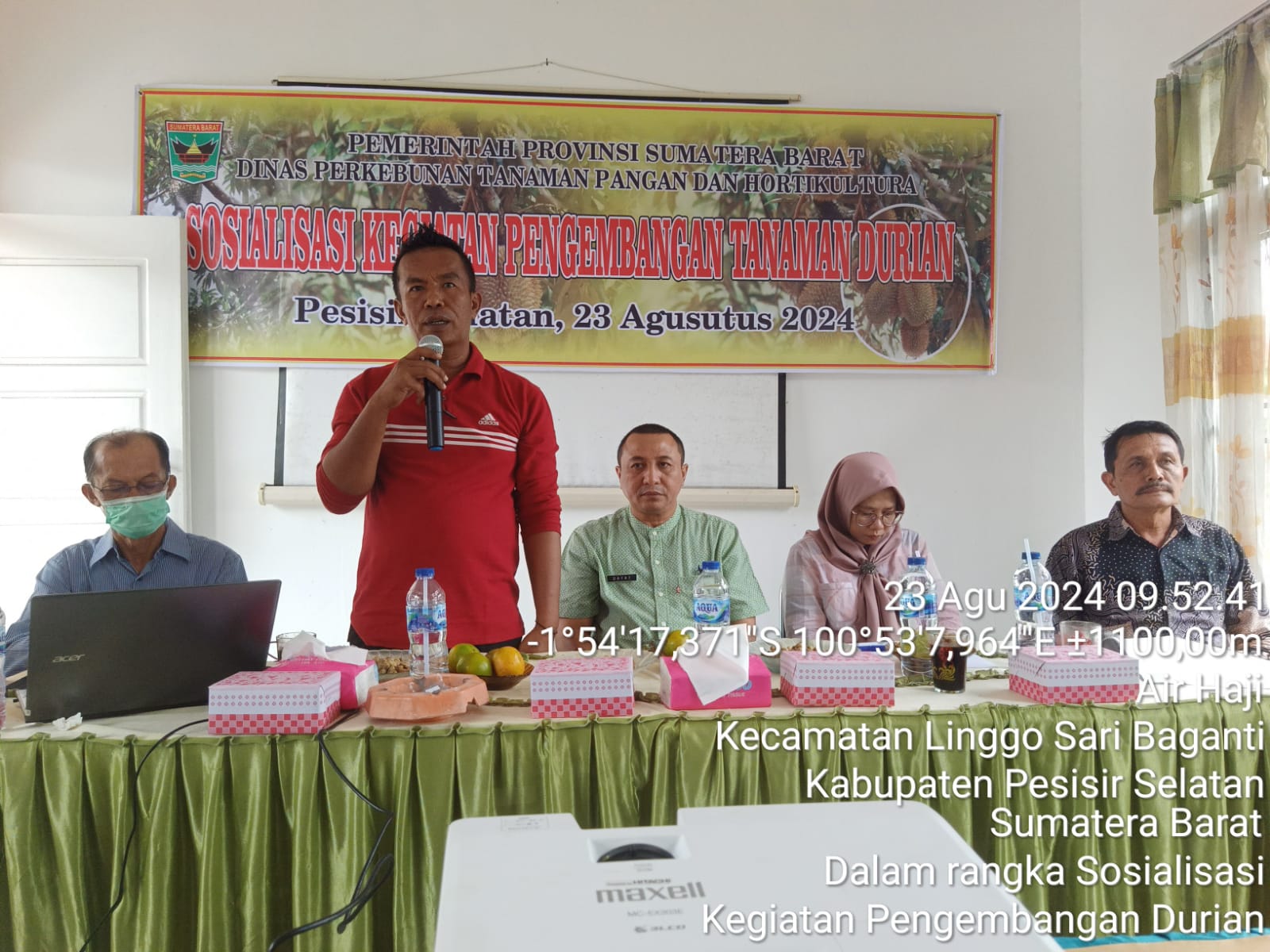 TPH-PELAKSAAN SOSIALISASI DURIAN DI BPP LINGGO SARI BAGANTI