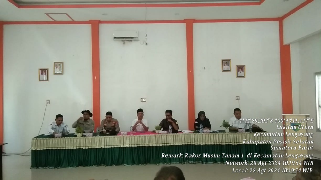 TPH-RAPAT PERCEPATAN TURUN KE SAWAH DI KECAMATAN LENGAYANG