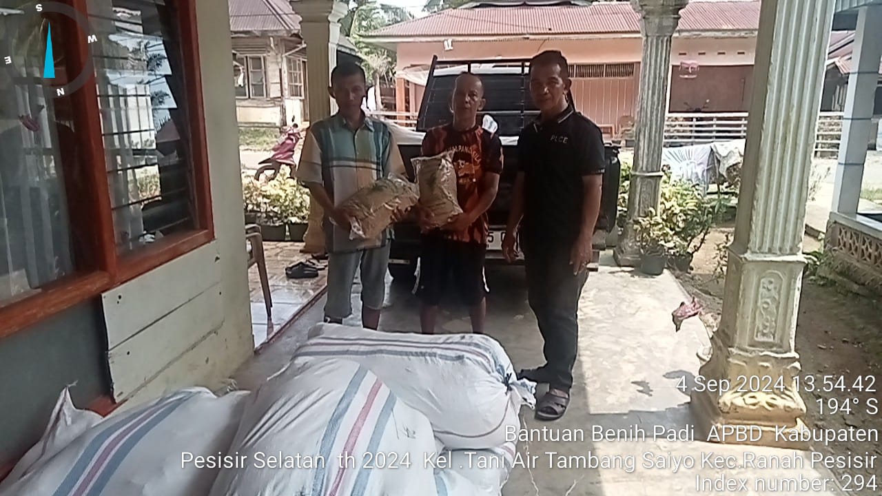TPH-MONEV BANTUAN BENIH PADI DI KECAMATAN RANAH PESISIR