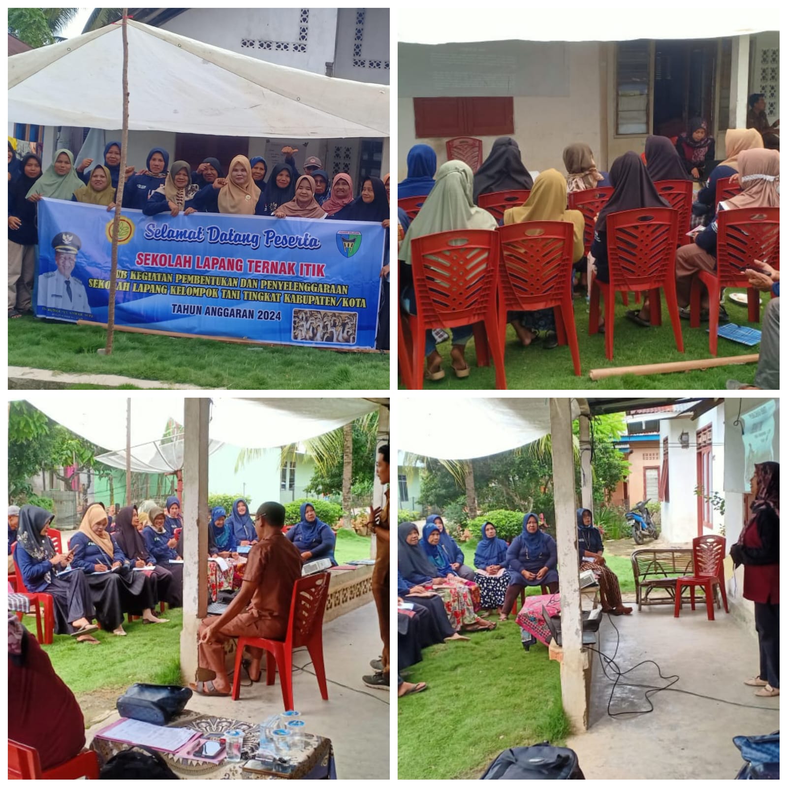 PERTEMUAN KETIGA SEKOLAH LAPANG TERNAK ITIK DI KELOMPOK MELAYU SUPER KEC.BAYANG