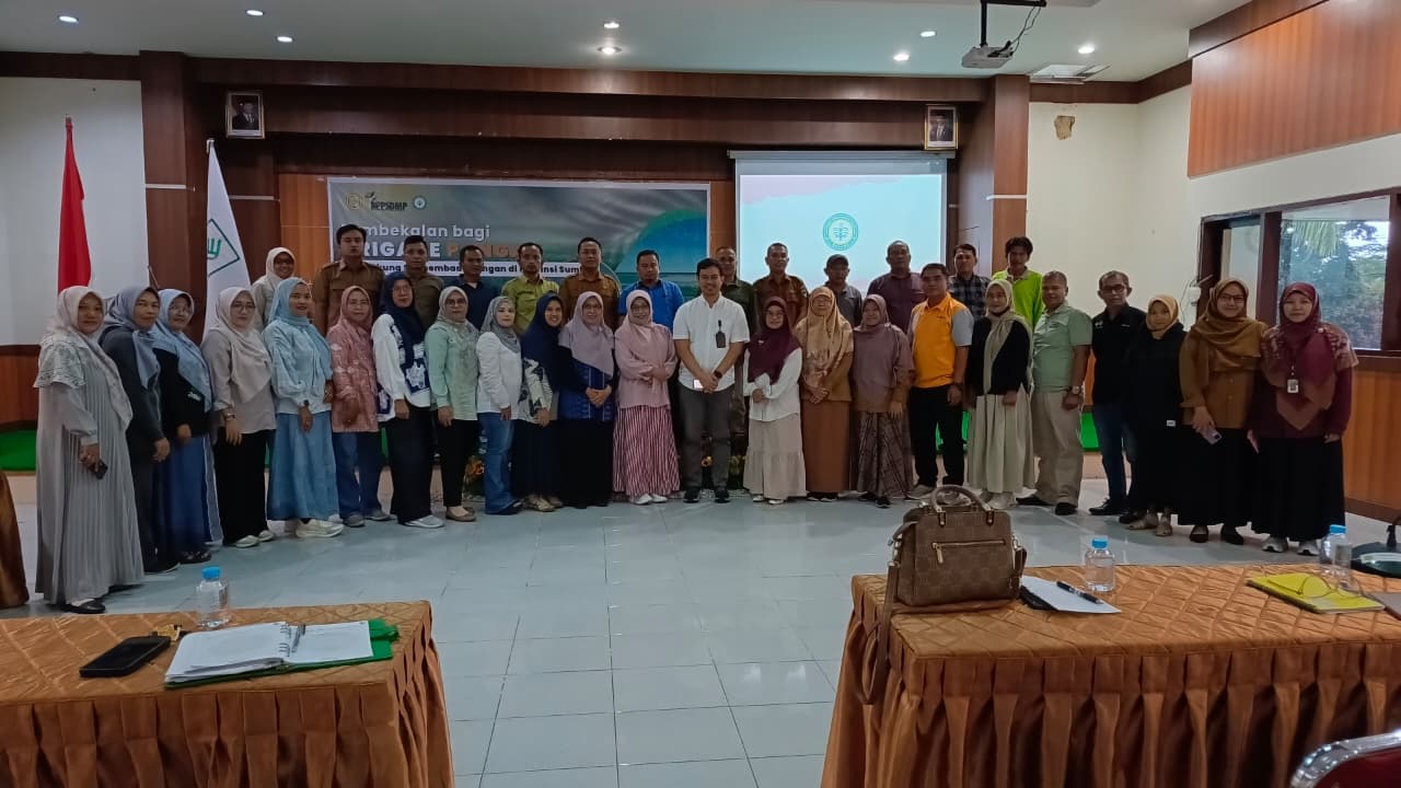 Bidang Penyuluhan Dinas Pertanian Mengikuti Pembekalan Brigade Pangan di Sukarami,Solok