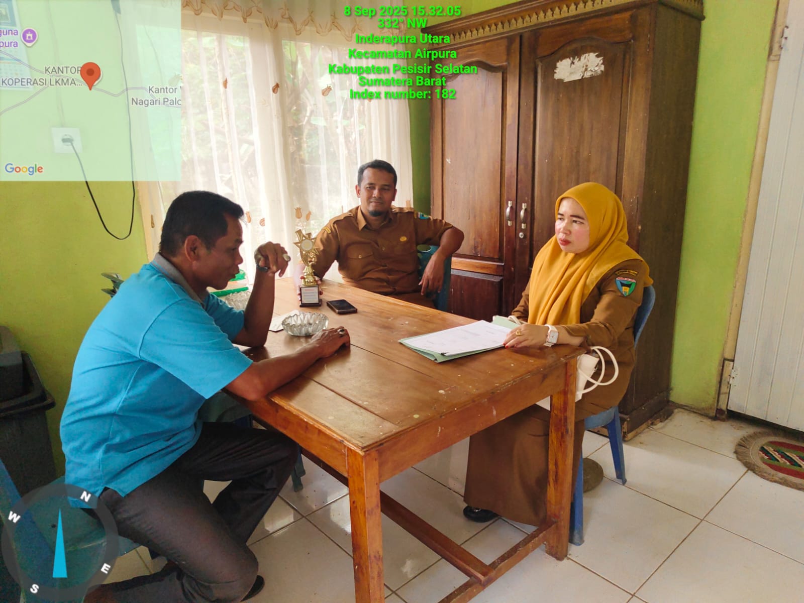 Validasi Dokumen di Lapangan Kegiatan Sarana dan Prasarana Perkabunan Kelapa Sawit