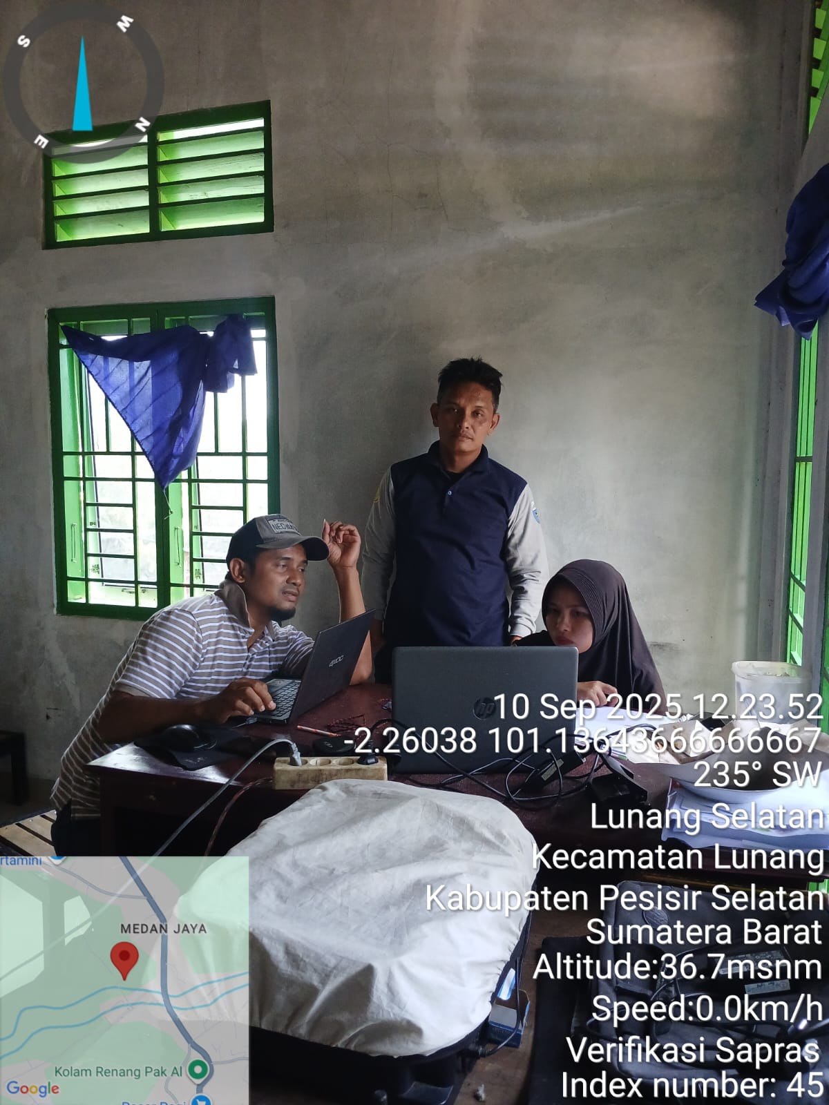 Validasi Dokumen di Lapangan Kegiatan Sarana dan Prasarana Perkabunan Kelapa Sawit