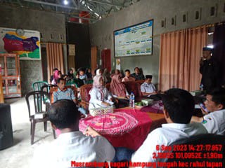 MENGHADIRI MUSREMBANG NAGARI KAMPUNG TENGAH TAPAN