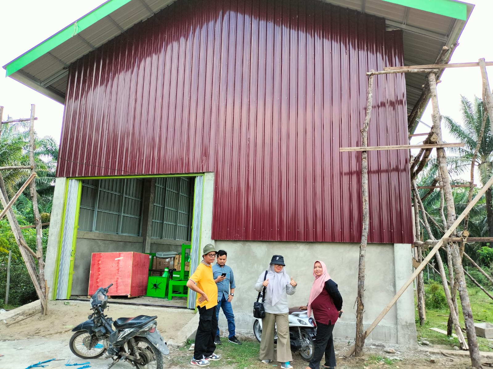 MONEV PERCEPATAN PEMBANGUNAN RMU DI KELTAN PEMATANG LESUNG