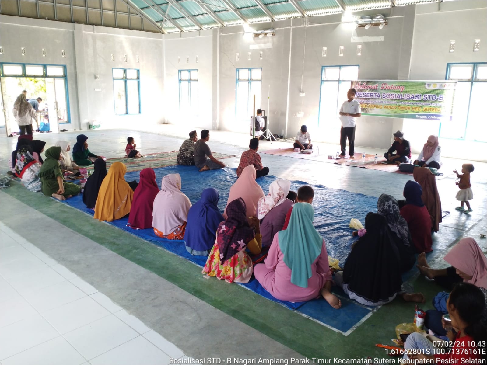 Sosialisasi Surat Tanda Daftar Budidaya (STD-B) di Nagari Amping Parak Timur Kecamatan Sutera Kabupa