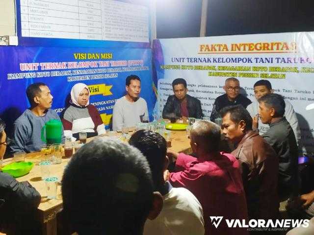 PESSEL PEDULI PETERNAK: Jemput Aspirasi Langsung ke Kelompok Tani Taruko Bayang