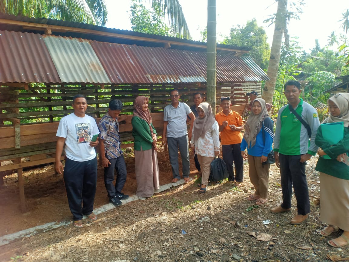 Verifikasi bantuan ternak kambing di kelompok tani ternak rahma Sungai Liku