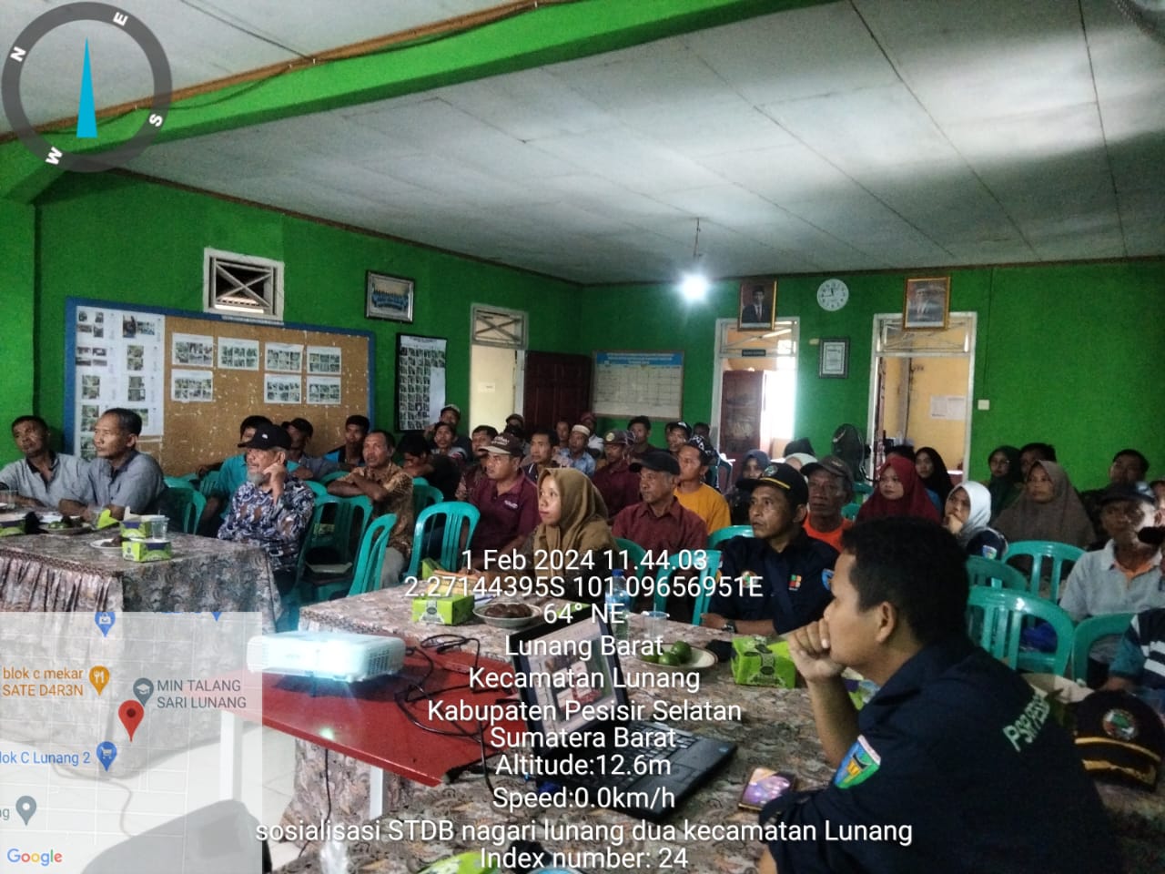 Sosialisasi Surat Tanda Daftar Budidaya (STD-B) di Nagari Lunang II Kecamatan Lunang Kabupaten Pesis