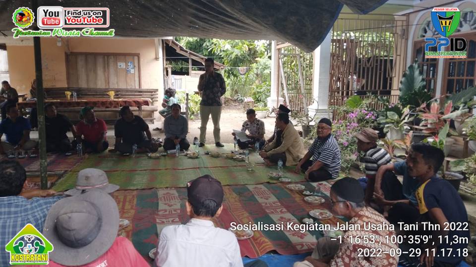 SOSIALISASI KEGIATAN JALAN USAHA TANI TA. 2022 KEC. IV JURAI