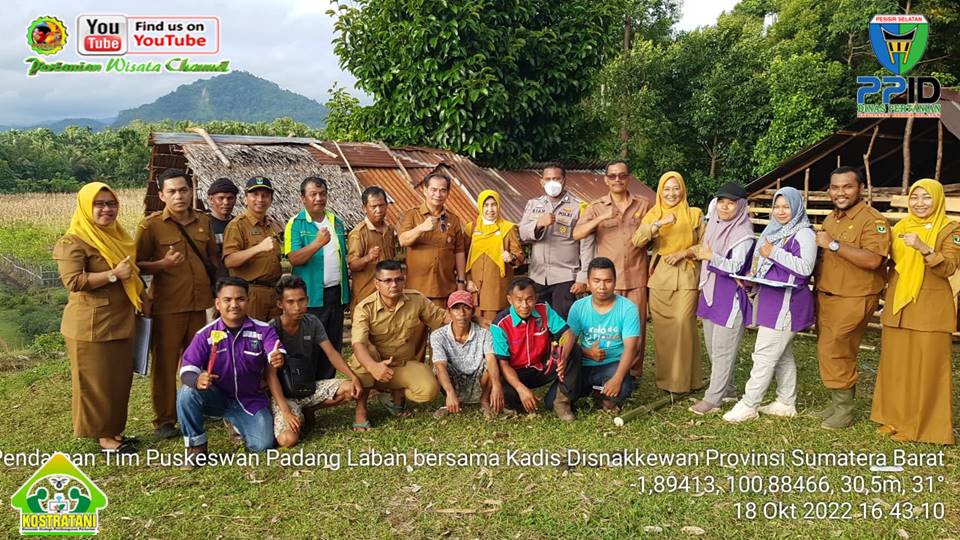 DINAS PERTANIAN LAKSANAKAN PENDAMPINGAN MONEV PENANDAAN DAN PENDATAAN TERNAK