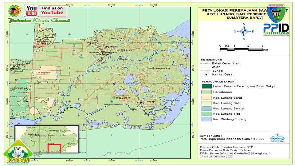 DINAS PERTANIAN PESISIR SELATAN KIRIM UTUSAN UNTUK BIMTEK PEMETAAN DI BADAN INFORMASI GEOSPASIAL