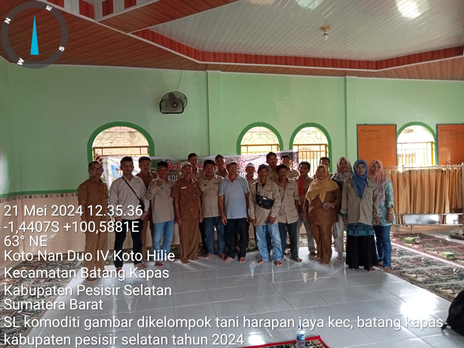 Sekolah Lapang Komoditi Gambir  Tanggal  21Mei 2024 di Kecamatan Batang Kapas 